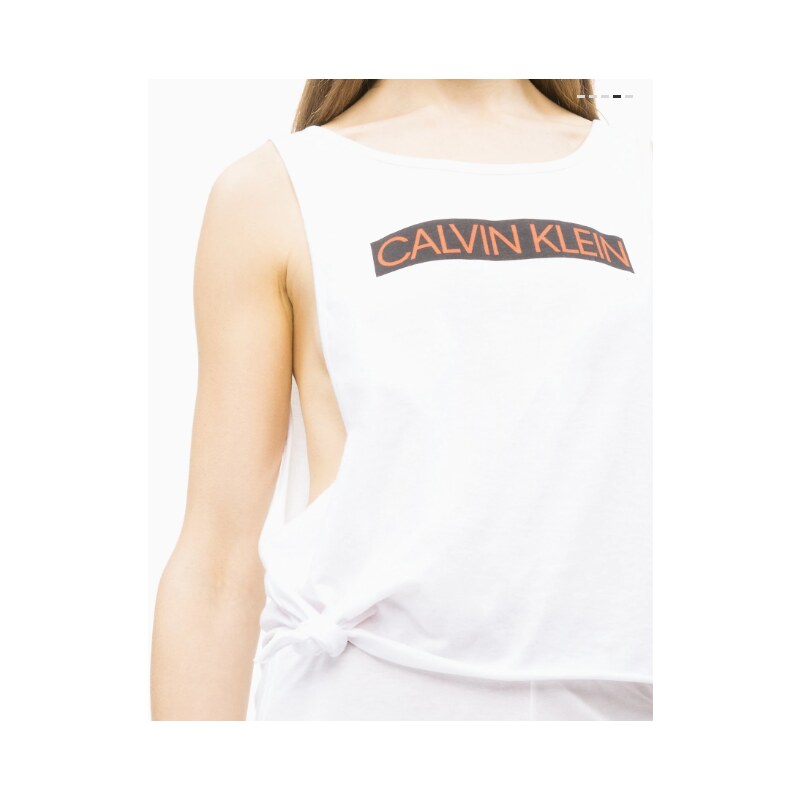 Dámský Tank Top KW0KW00698 bílá - Calvin Klein 42621630