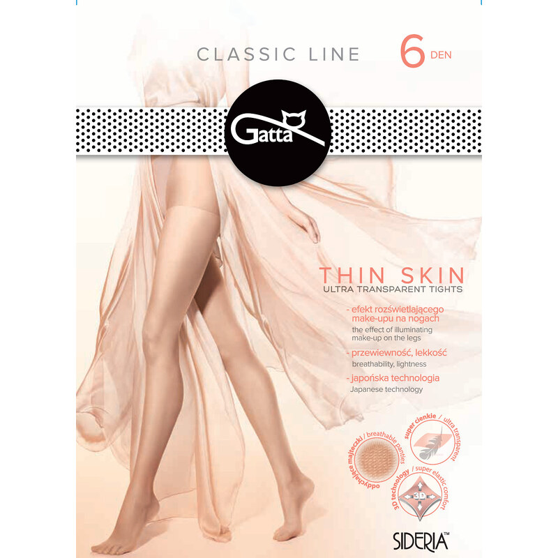 Dámské punčochové kalhoty model 7392727 Skin 6 den - Gatta