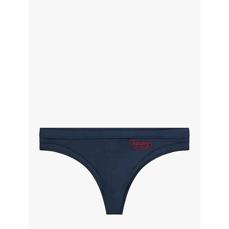 Tanga UW0UW01867-416 modrá - Tommy Hilfiger