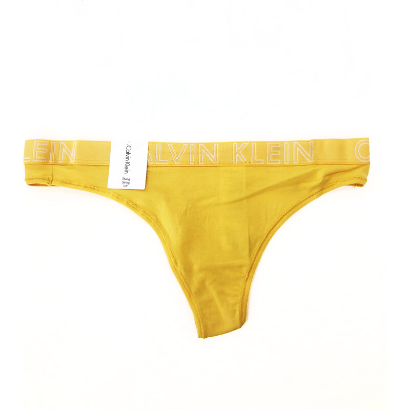 Tanga QD3636E-YHC žlutá - Calvin Klein