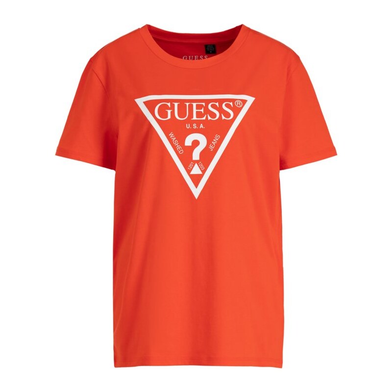Pánské tričko U94M09JR00A-C303 oranžová - Guess