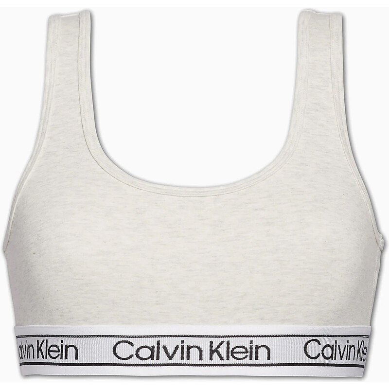 Sportovní podprsenka QF5233E-OW5 béžová - Calvin Klein