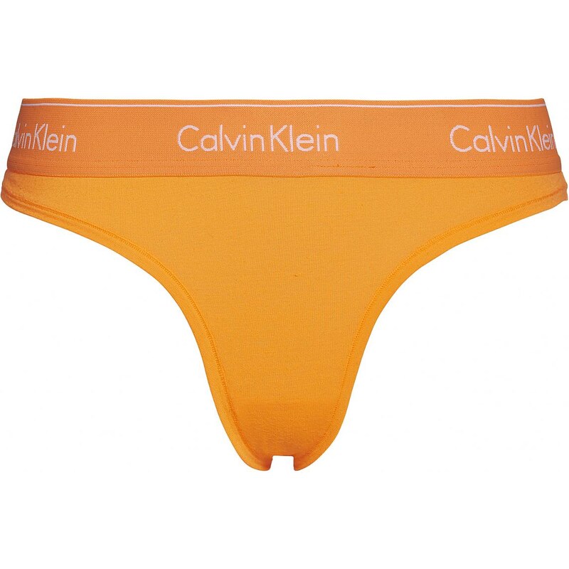 Kalhotky QF1671E-6TQ oranžová - Calvin Klein 42636526
