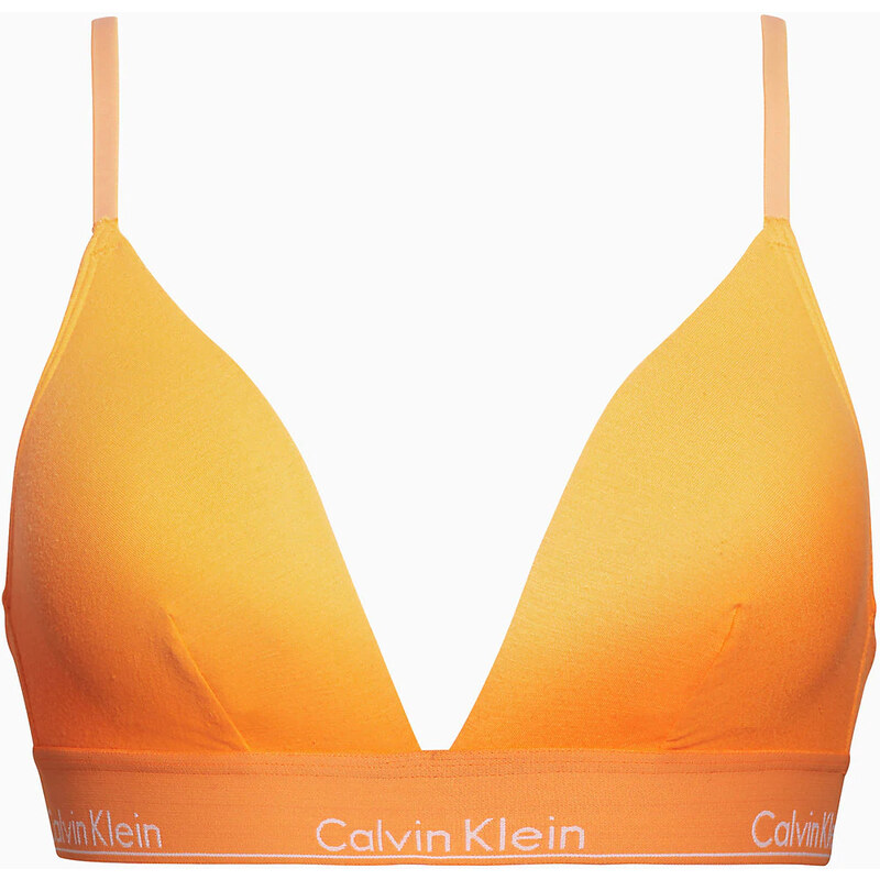 Podprsenka bez kostice QF4252E-6TQ oranžová - Calvin Klein 75140211