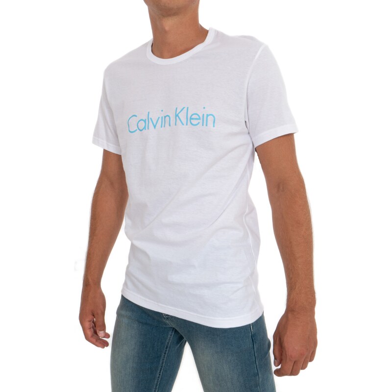 Pánské tričko NM1129E-VBM bílá - Calvin Klein