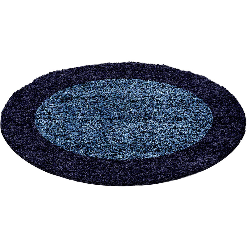 Ayyildiz koberce Kusový koberec Life Shaggy 1503 navy kruh - 120x120 (průměr) kruh cm
