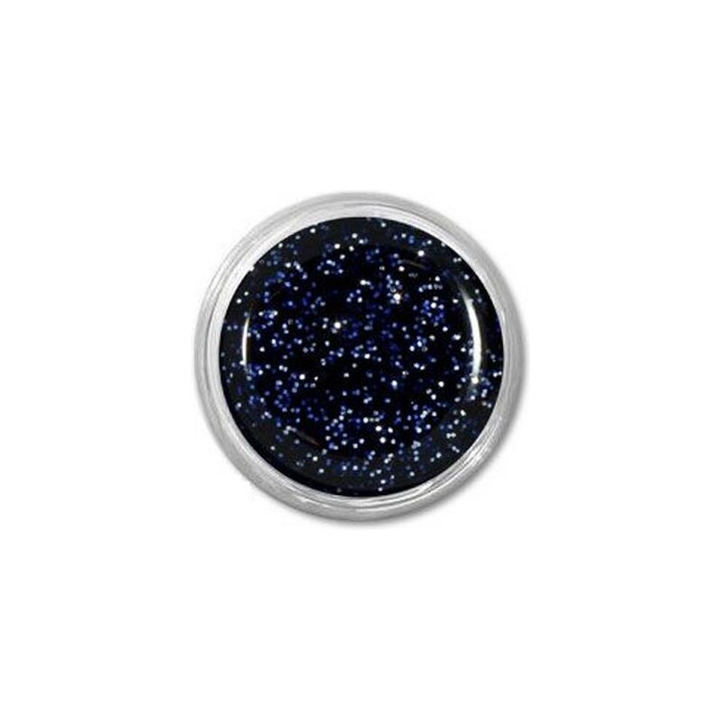 Lux Akrylová barva na nehty blue glitter 10ml Allepaznokcie F4112-57