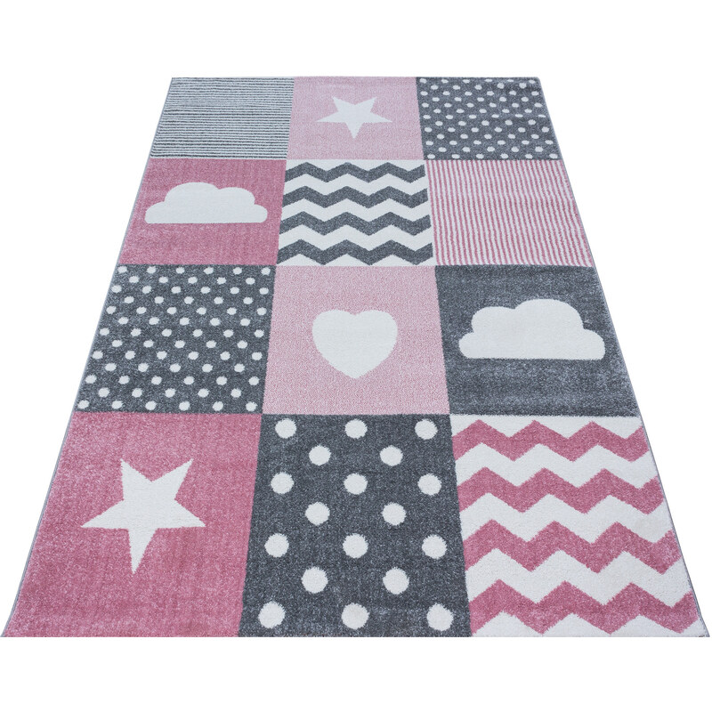Ayyildiz koberce Dětský kusový koberec Kids 620 pink - 80x150 cm