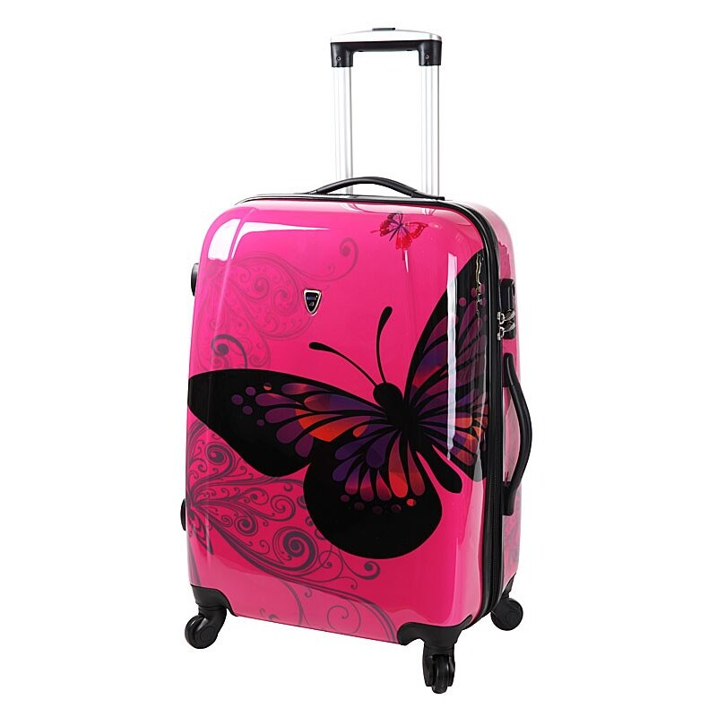Dětský cestovní kufr motýl 40 l Snowball 26820B
