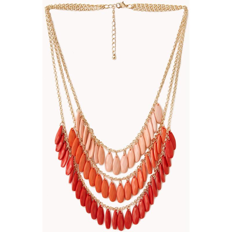 Forever 21 Festive Layered Ombré Necklace
