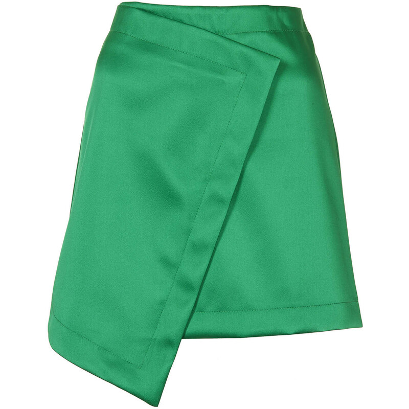 Topshop Wrap Lux Skirt