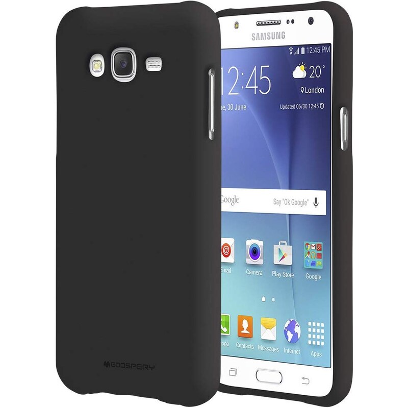 Černý obal Mercury Soft Feeling pro Samsung Galaxy A80
