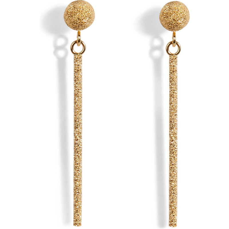 Carolina Bucci 18K Gold Mirador Sparkly Stud Drop Earrings