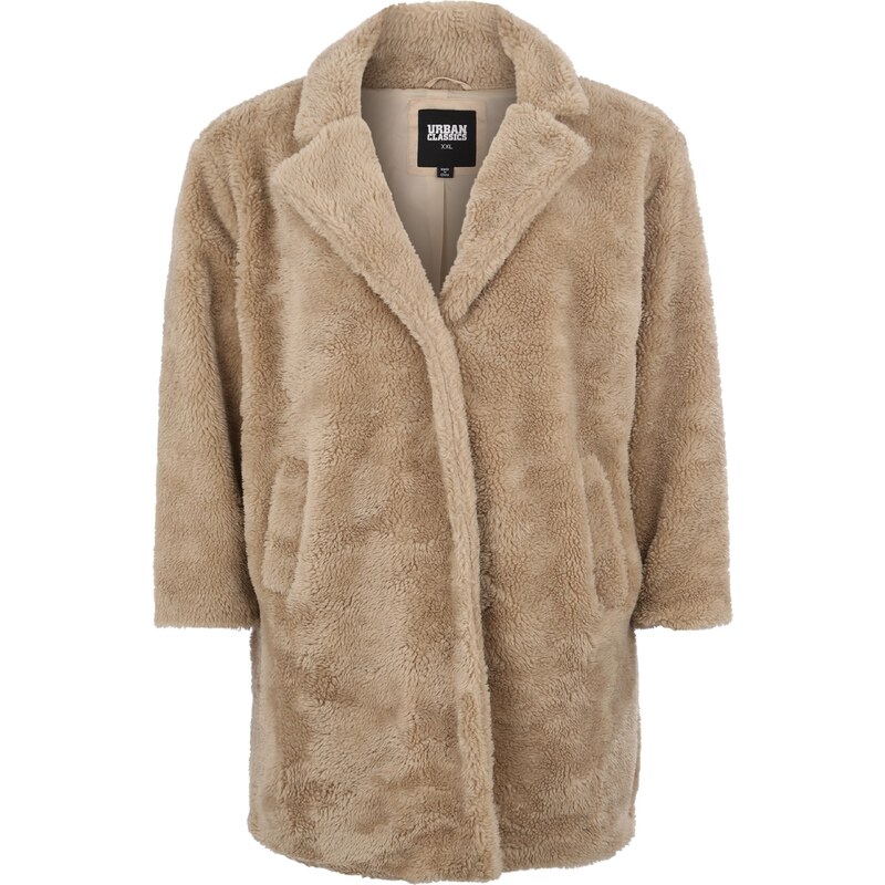 Urban Classics Přechodný kabát Sherpa písková 98139900