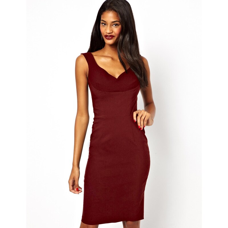 Hybrid Pencil Dress with Bardot Neck