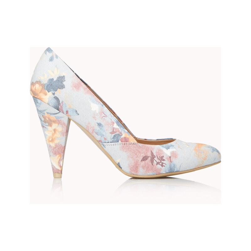 FOREVER21 Floral Fun Pumps