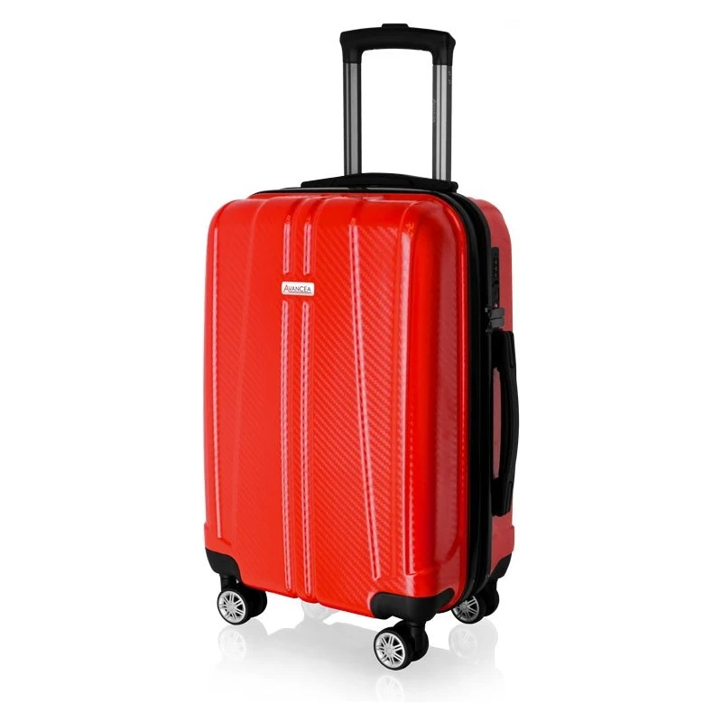 AVANCEA Cestovní kufr AVANCEA DE1088MC Red S - GLAMI.cz