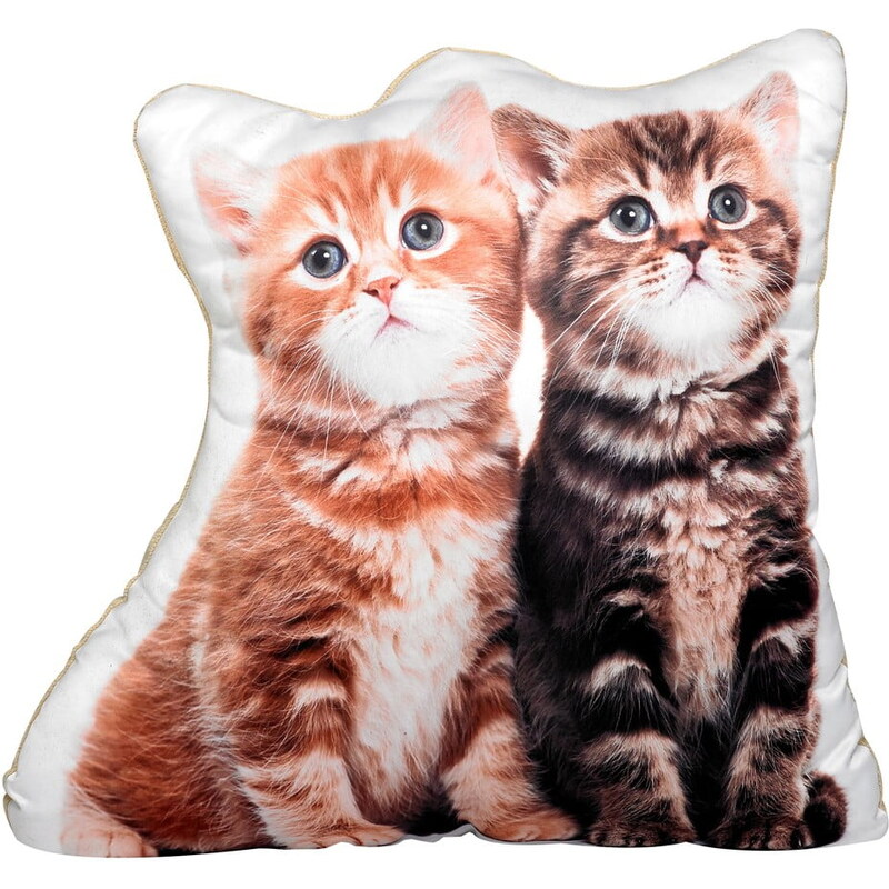 Polštářek s potiskem dvou koťat Adorable Cushions