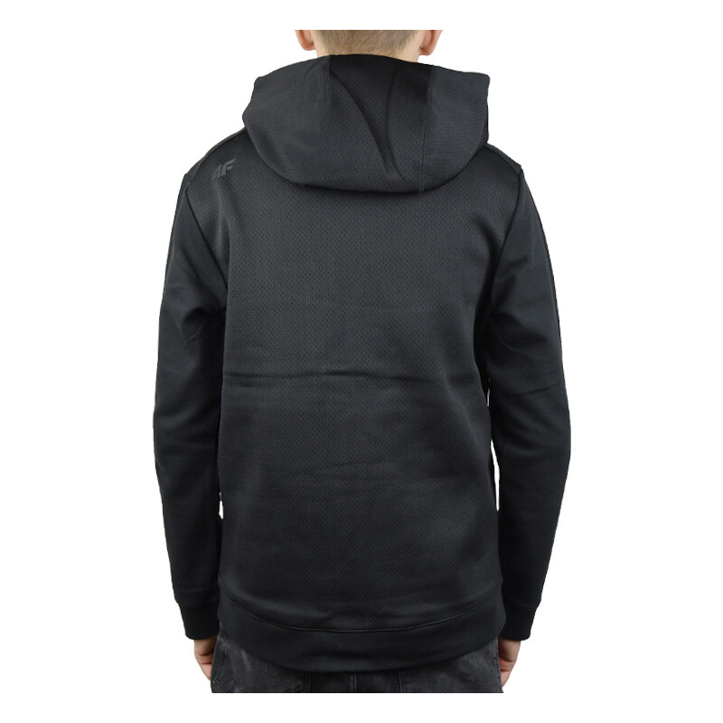 4F MEN HOODIE Černá