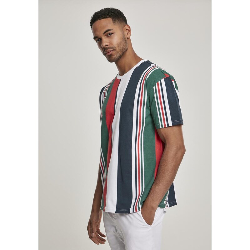 UC Men Heavy Oversized Big AOP Stripe Tee wht/nvy