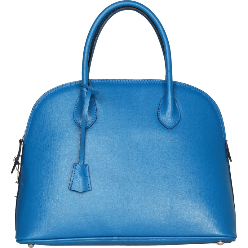 Elegantní kožená kabelka Made in Italia / Siena - modrá - skladem univerzální