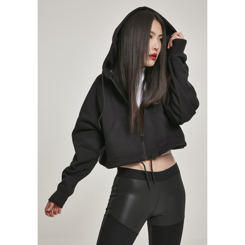 Urban Classics Dámská oversized krátká raglánová mMikina s