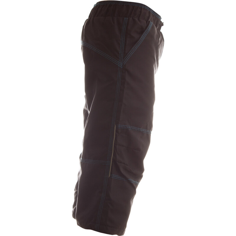 Šusťákové kalhoty/fleece MKcool K20051 černá/tyrkysová 86