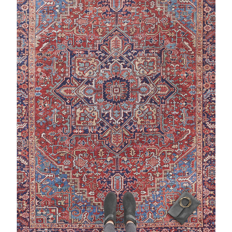 Nouristan - Hanse Home koberce Kusový koberec Asmar 104012 Orient/Red - 80x200 cm