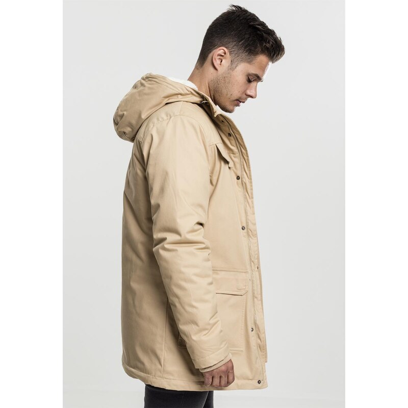 Urban Classics Heavy Cotton Parka béžová