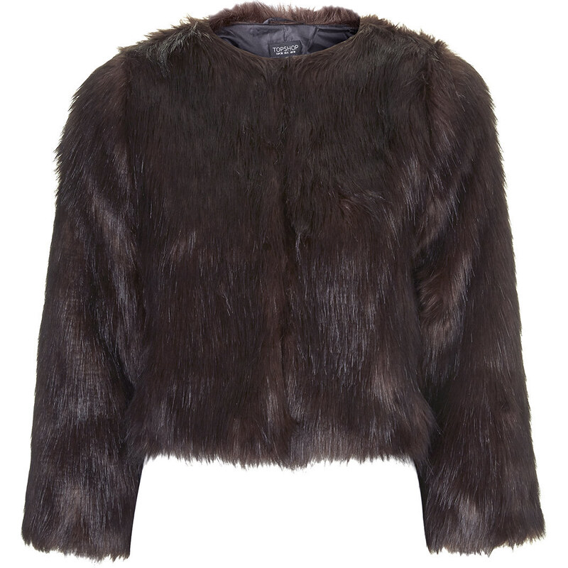 Topshop Luxe Faux Fur Jacket