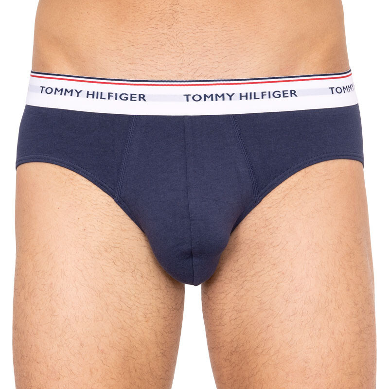 3PACK pánské slipy Tommy Hilfiger tmavě modré