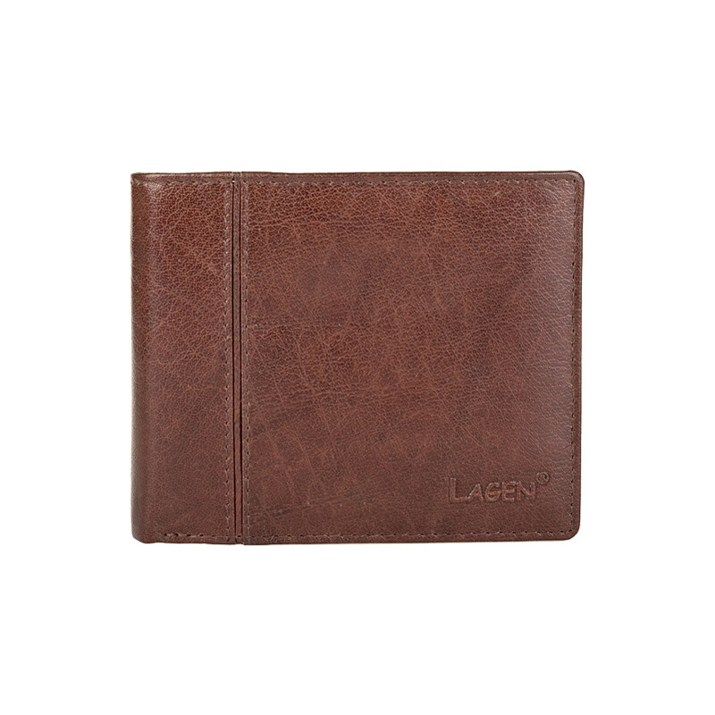 Lagen Pánská kožená peněženka PW-521 hnědá
