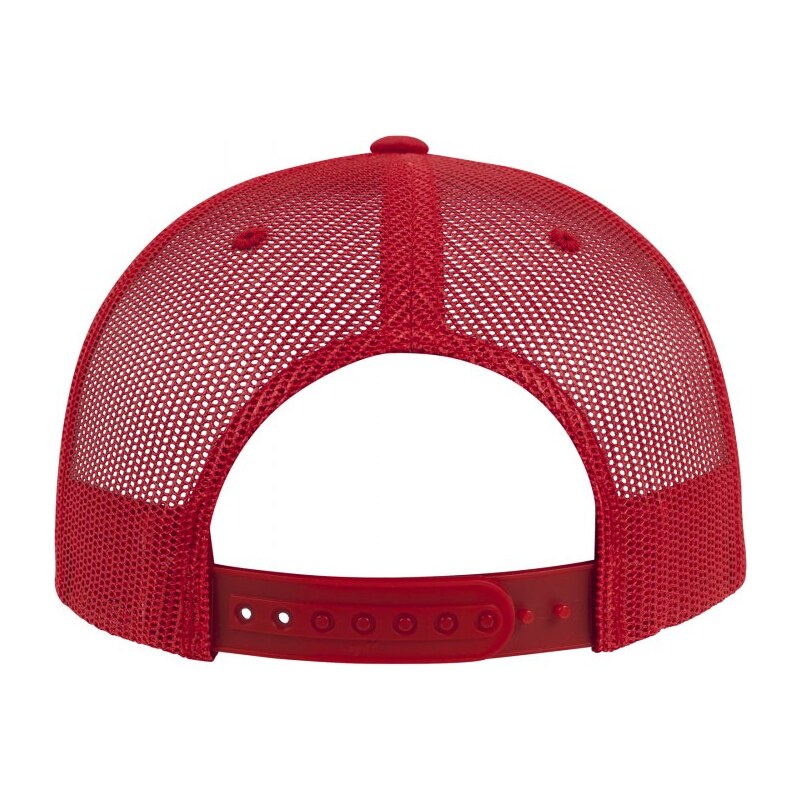 URBAN CLASSICS Kšiltovka Foam Trucker with White Front - red/wht/red