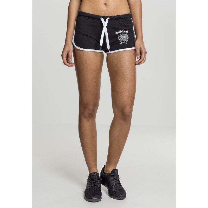 MERCHCODE Šortky Ladies Motörhead Logo French Terry Hotpants