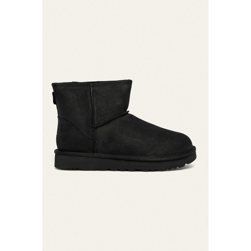 Sněhule UGG Classic Mini dámské, černá barva, 1016558