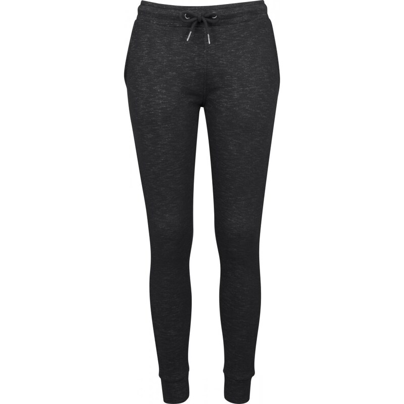 Dámské tepláky Urban Classics Ladies Space Dye Terry Jogpants - černé