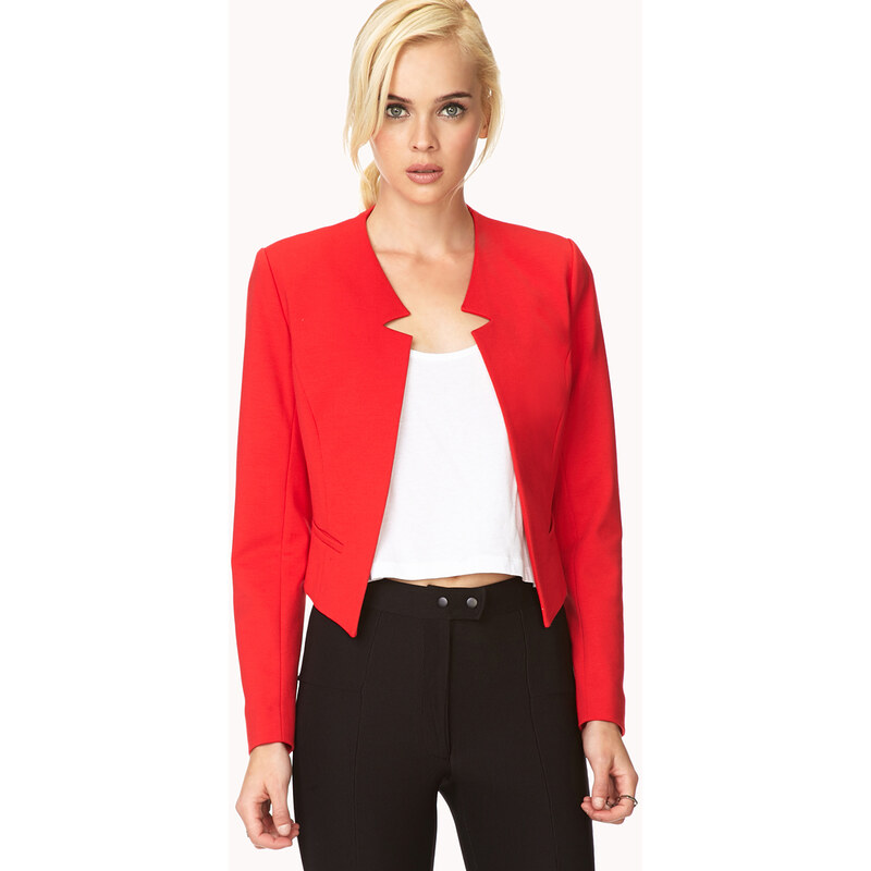 Forever 21 Sleek Collarless Blazer