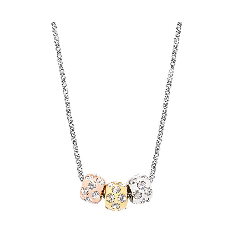 Morellato Ocelový tricolor náhrdelník Drops Jewel SCZ335