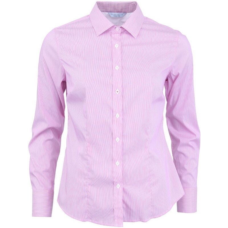 Dámská proužkovaná košile Gloriette v růžové barvě