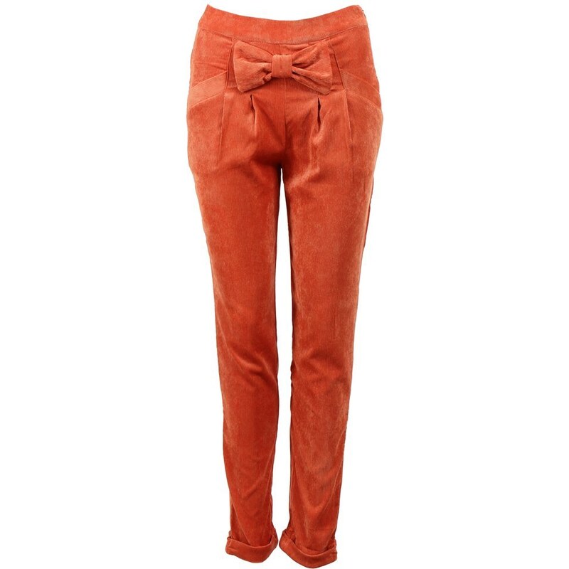 Stylové oranžové kalhoty s mašlí Pepa Loves Oregon