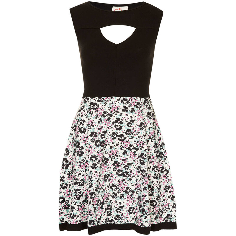Topshop **Cut Out Detail Skater Dress by Annie Greenabelle