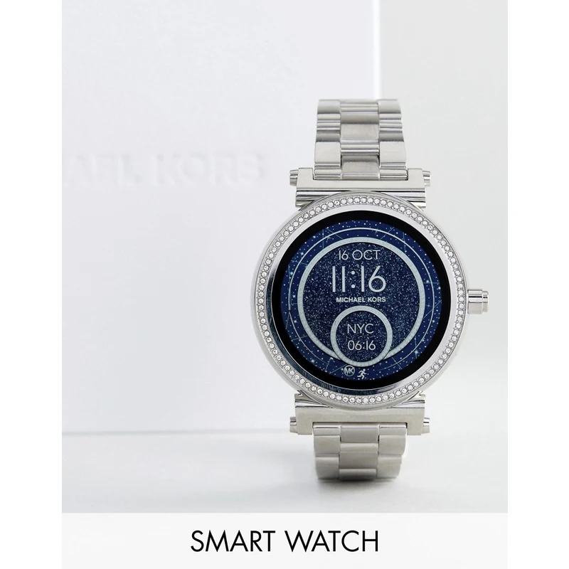 Michael Kors Access MKT5020 Sofie bracelet smart watch in silver - GLAMI.cz