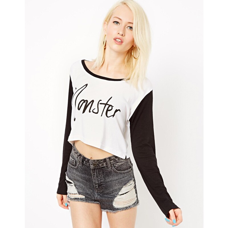 Illustrated People Monster Contrast Top