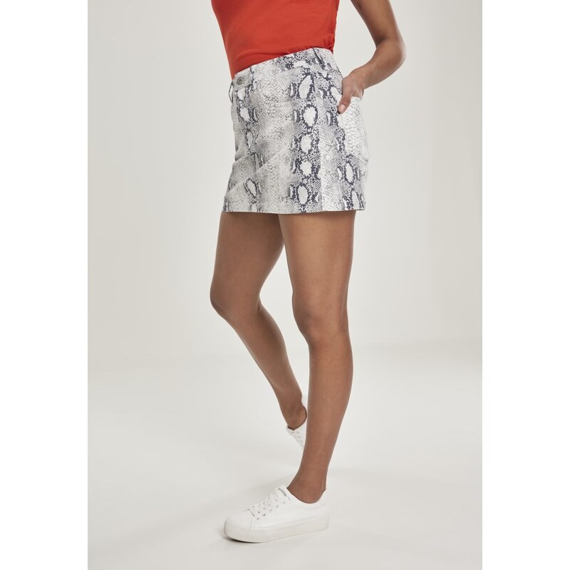 Sukně Urban Classics Ladies Animal Stretch Twill Skirt