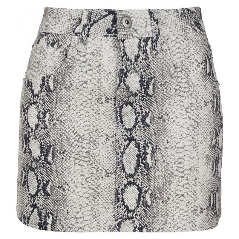 Sukně Urban Classics Ladies Animal Stretch Twill Skirt 109396767