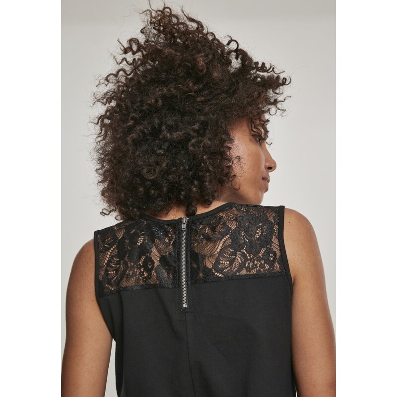 Ladies Lace Block Jumpsuit Urban Classics black