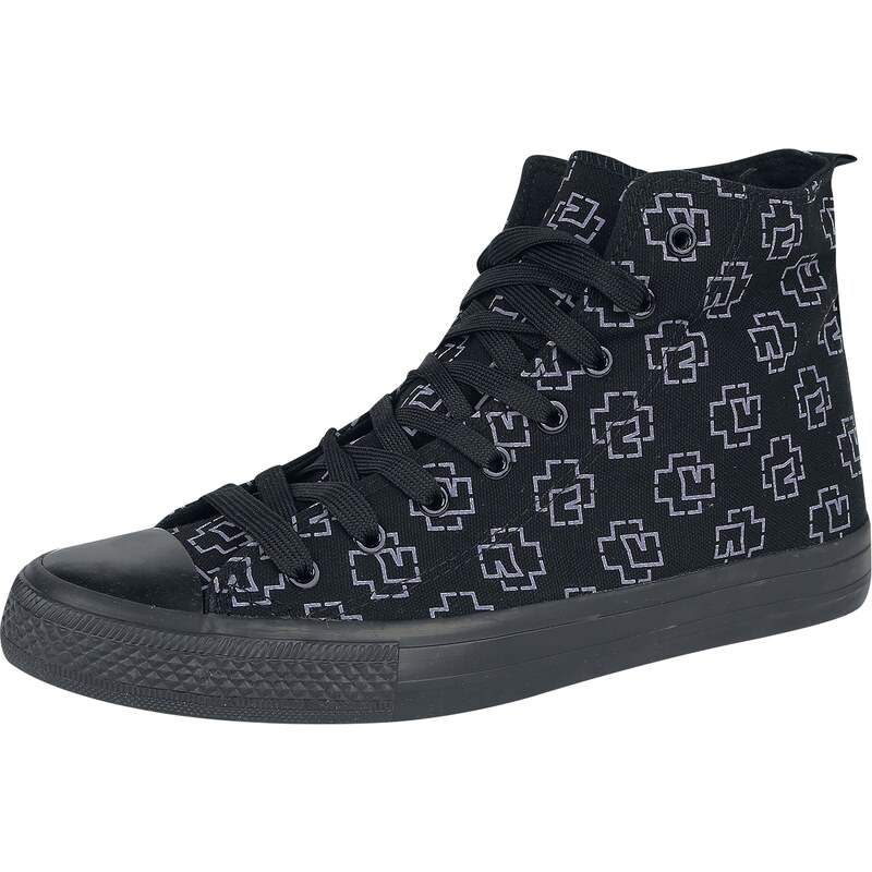 Rammstein Logo Vysoké tenisky černá
