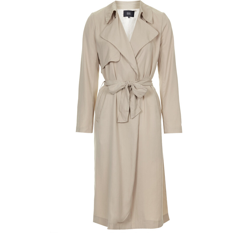 Topshop **Long Trench Coat by Goldie