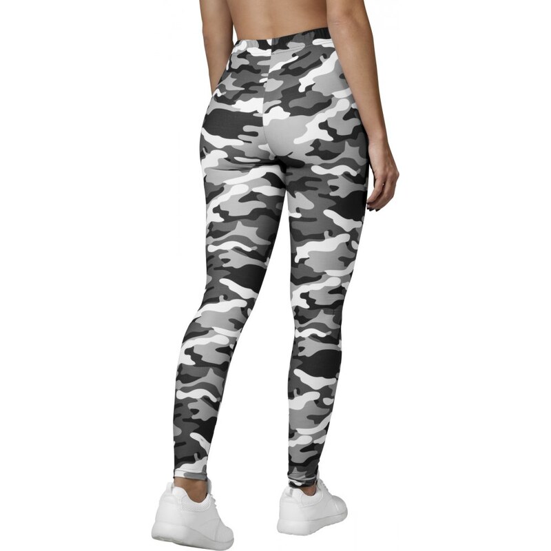 Legíny Urban Classics Ladies Camo Leggings - snow camo