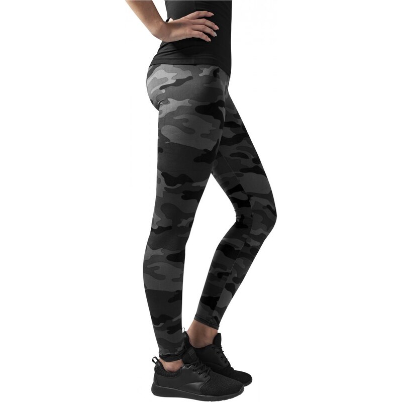 Legíny Urban Classics Ladies Camo Leggings - dark camouflage